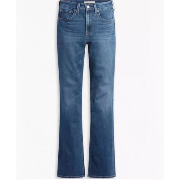 Levi's 726 Flare High Rise Size 30x30 Jeans Western Y2K 2000s Classic Blue Denim - Picture 1 of 8